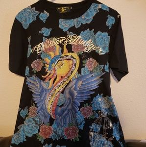 Christian Audigier designer graphic t-shirt